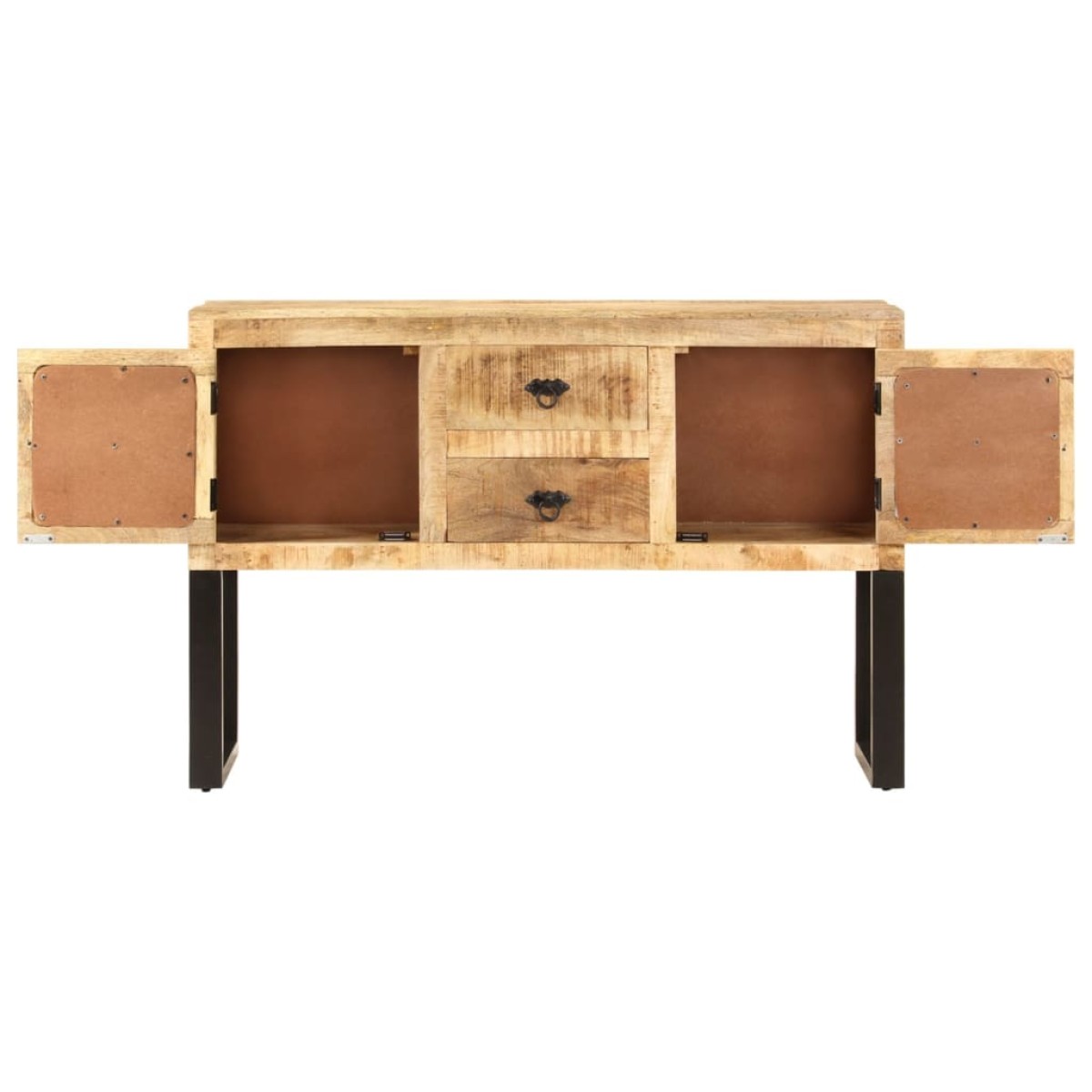 vidaXL Κονσόλα 110 x 30 x 74 εκ. από Ακατέργαστο Ξύλο Μάνγκο