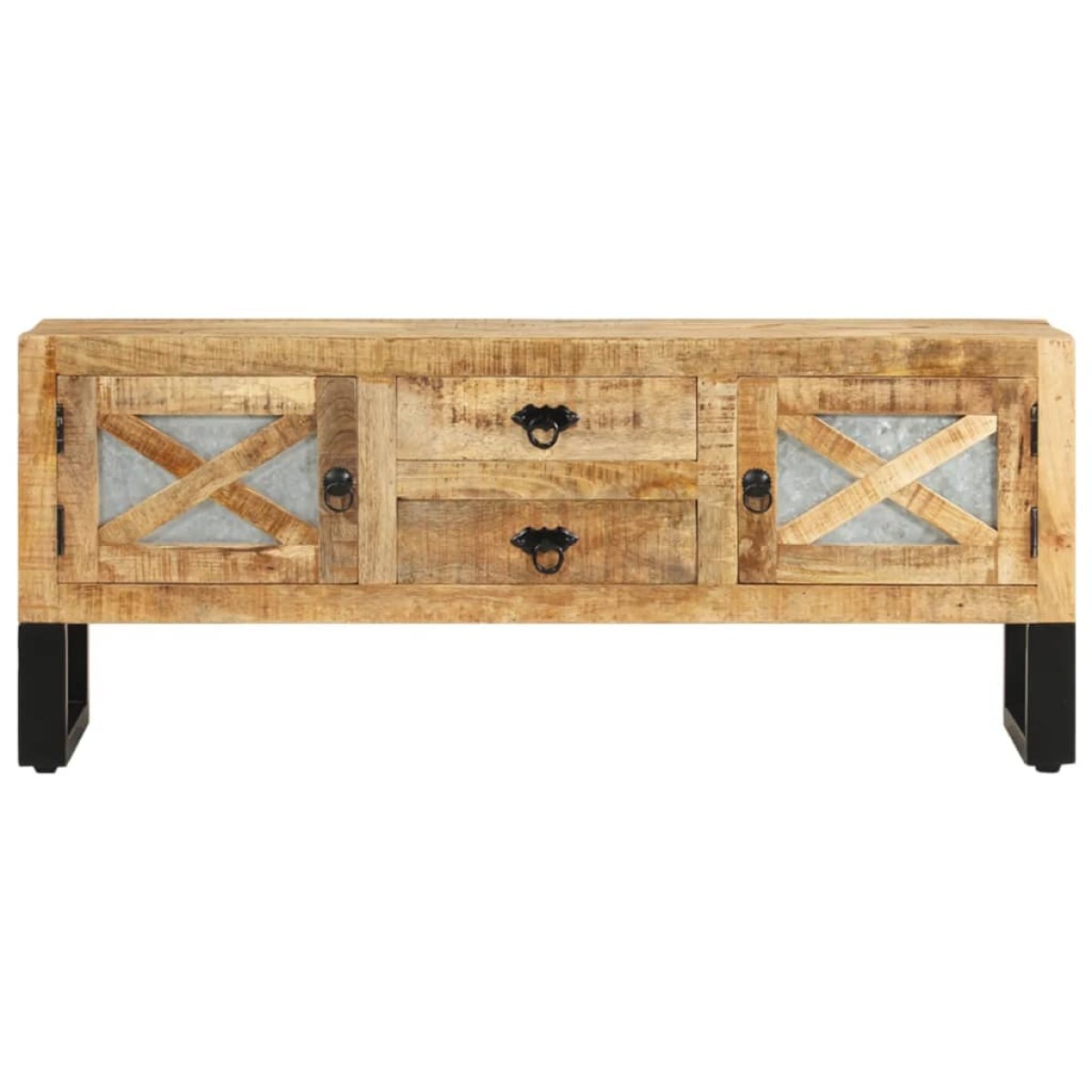 vidaXL Έπιπλο Τηλεόρασης 110 x 30 x 45 εκ. από Ακατέργαστο Ξύλο Μάνγκο