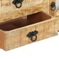 vidaXL Έπιπλο Τηλεόρασης 110 x 30 x 45 εκ. από Ακατέργαστο Ξύλο Μάνγκο