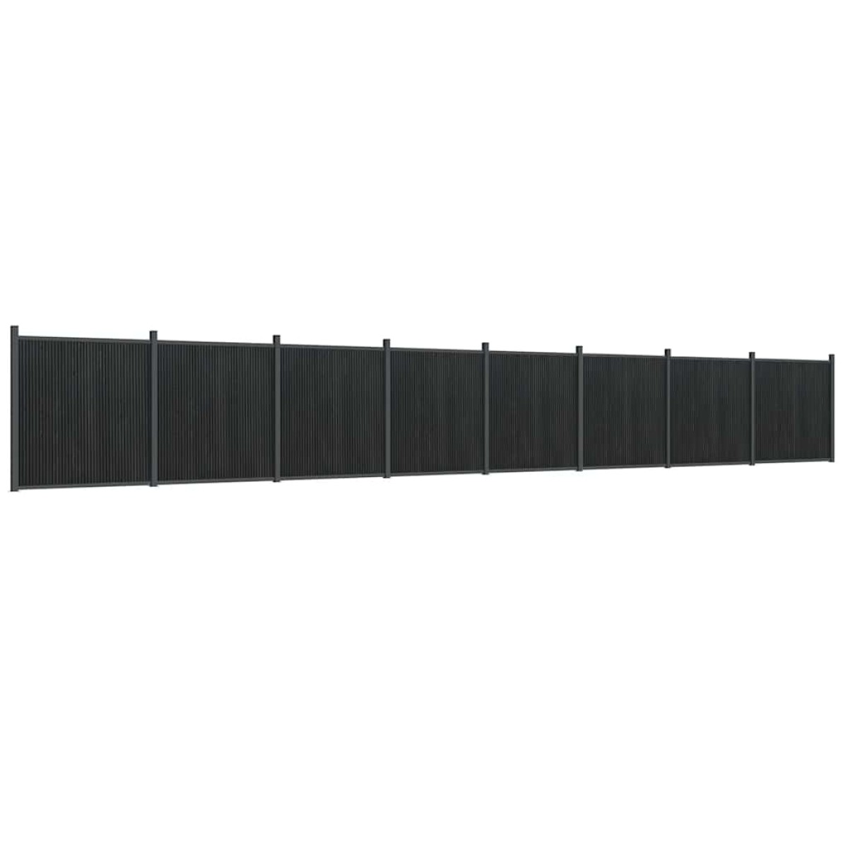 vidaXL Πάνελ Περίφραξης Γκρι 1391 x 186 εκ. από WPC