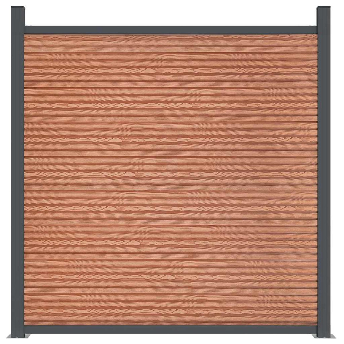 vidaXL Πάνελ Περίφραξης Καφέ 353 x 186 εκ. από WPC