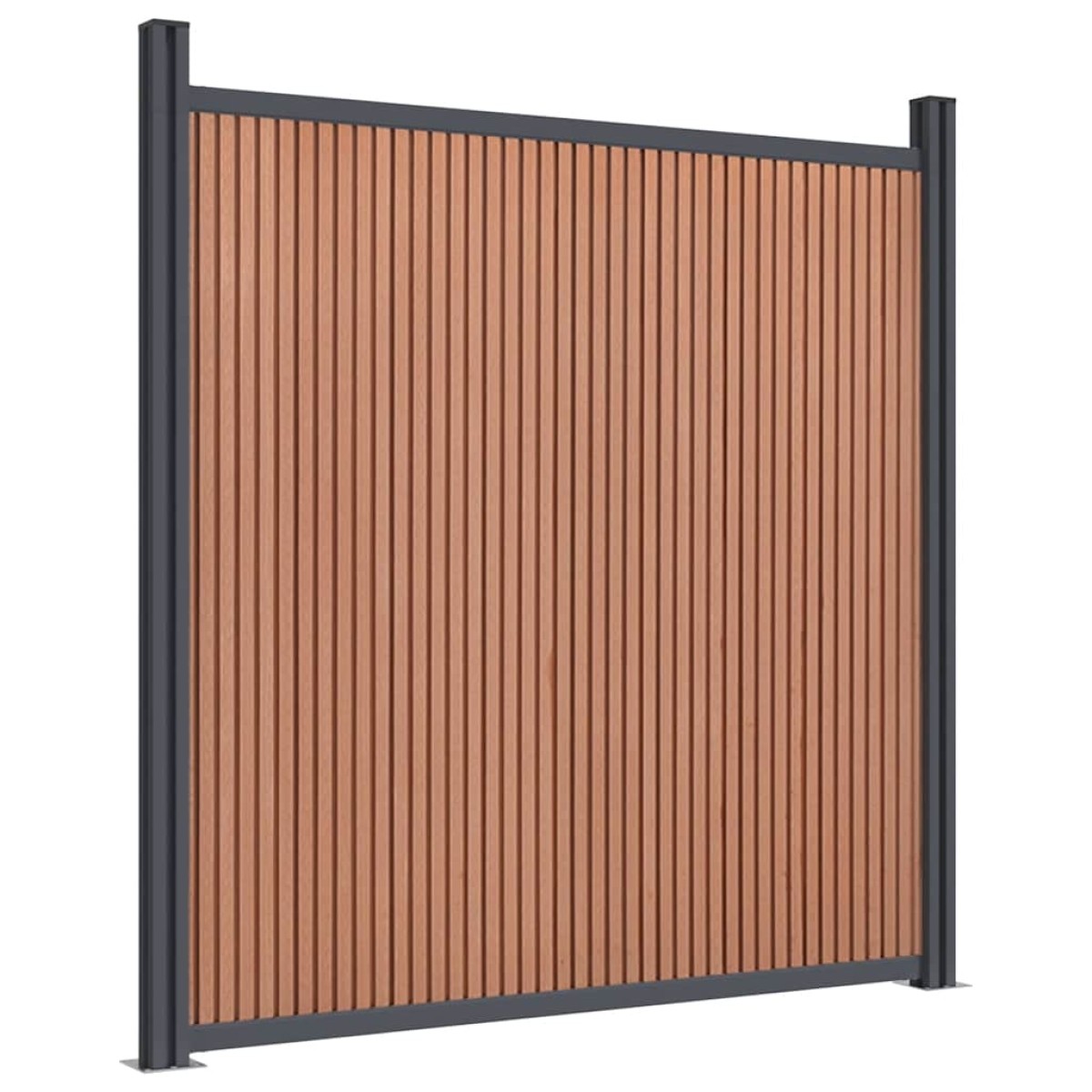 vidaXL Πάνελ Περίφραξης Καφέ 526 x 186 εκ. από WPC