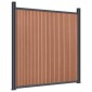 vidaXL Πάνελ Περίφραξης Καφέ 526 x 186 εκ. από WPC