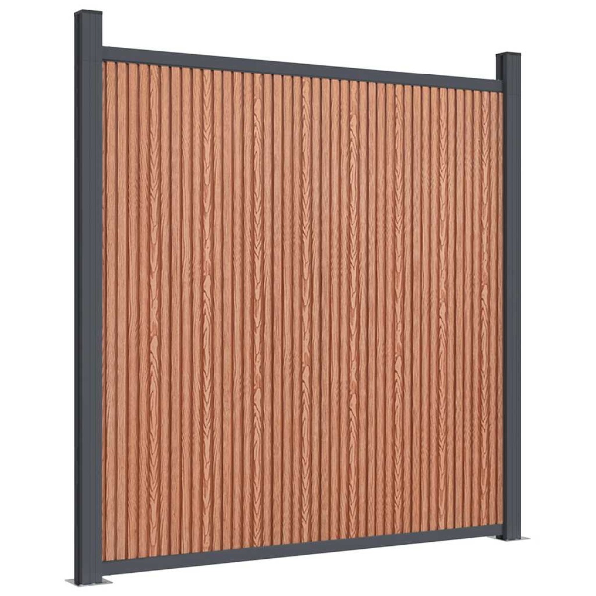 vidaXL Πάνελ Περίφραξης Καφέ 526 x 186 εκ. από WPC