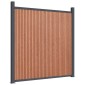 vidaXL Πάνελ Περίφραξης Καφέ 526 x 186 εκ. από WPC