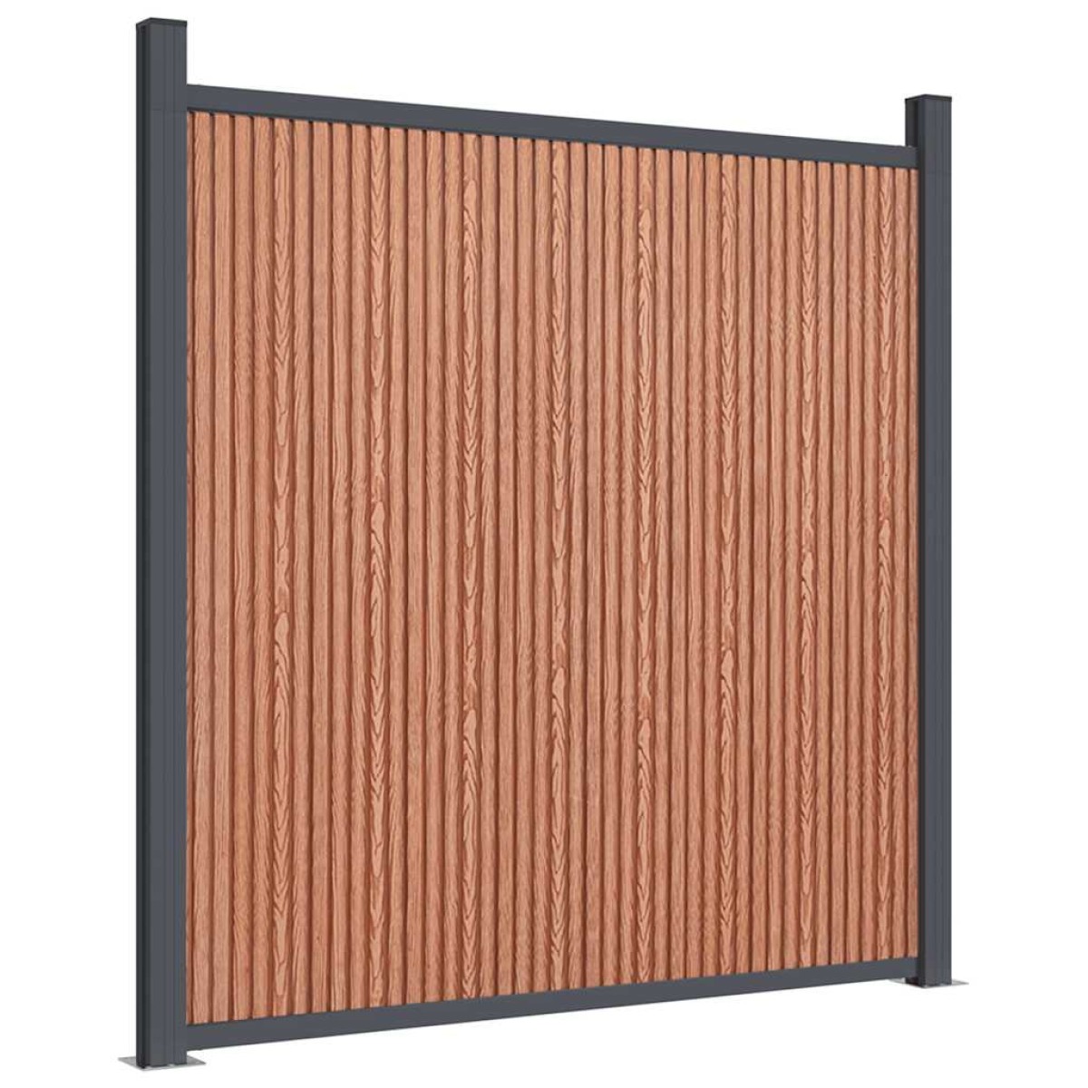 vidaXL Πάνελ Περίφραξης Καφέ 1045 x 186 εκ. από WPC