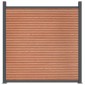 vidaXL Πάνελ Περίφραξης Καφέ 1218 x 186 εκ. από WPC