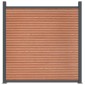 vidaXL Πάνελ Περίφραξης Καφέ 1391 x 186 εκ. από WPC