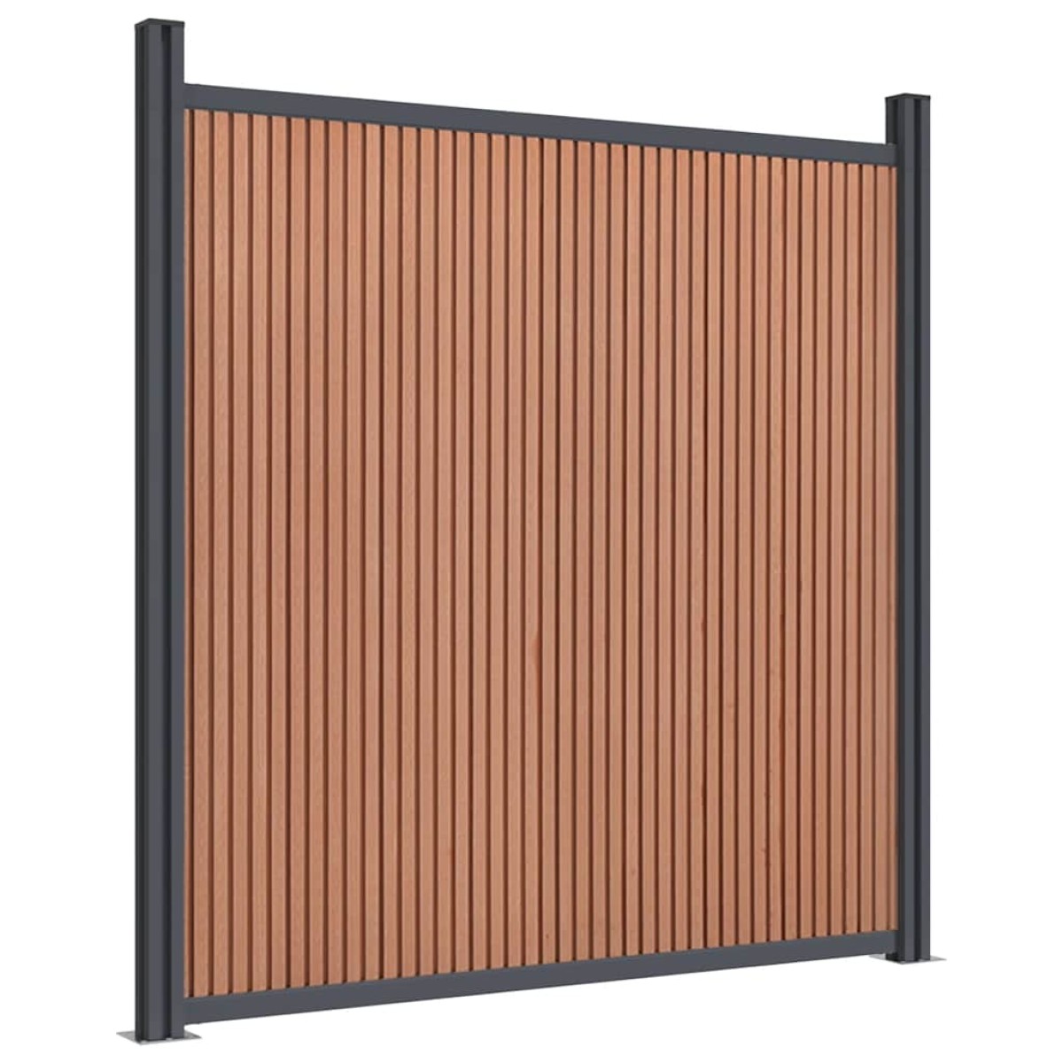 vidaXL Πάνελ Περίφραξης Καφέ 1737 x 186 εκ. από WPC