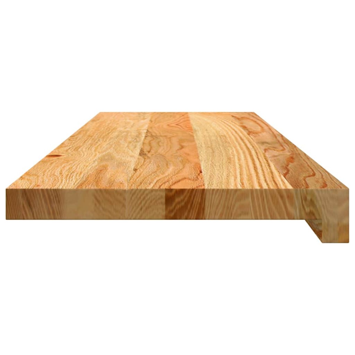 vidaXL Πατάκια Σκάλας 4 τεμ. Ανοιχτό Καφέ 80x30x2 cm Ξύλο Δρυός