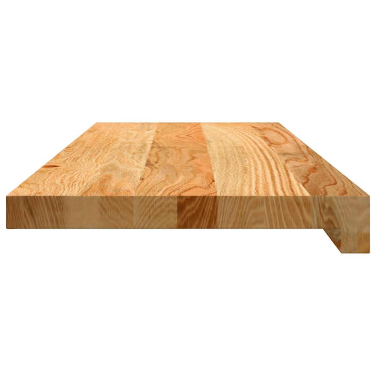vidaXL Πατάκια Σκάλας 8 τεμ. Ανοιχτό Καφέ 70x25x2 cm Ξύλο Δρυός