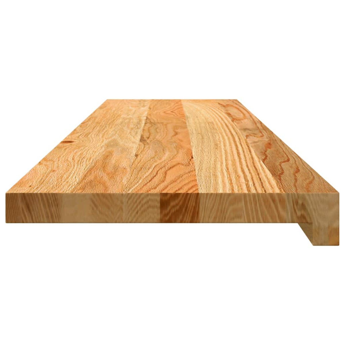 vidaXL Πατάκια Σκάλας 12 τεμ. Ανοιχτό Καφέ 100x25x2 cm Ξύλο Δρυός