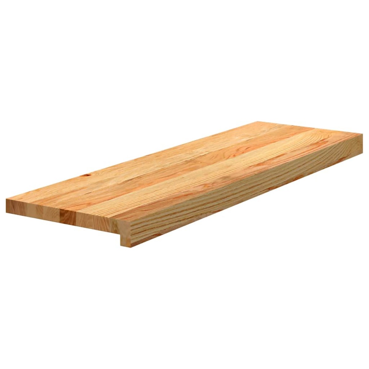 vidaXL Πατάκια Σκάλας 16 τεμ. Ανοιχτό Καφέ 80x30x2 cm Ξύλο Δρυός