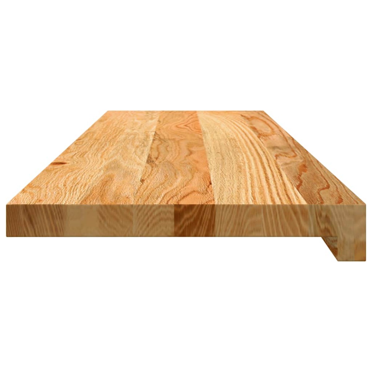 vidaXL Πατάκια Σκάλας 16 τεμ. Ανοιχτό Καφέ 90x30x2 cm Ξύλο Δρυός