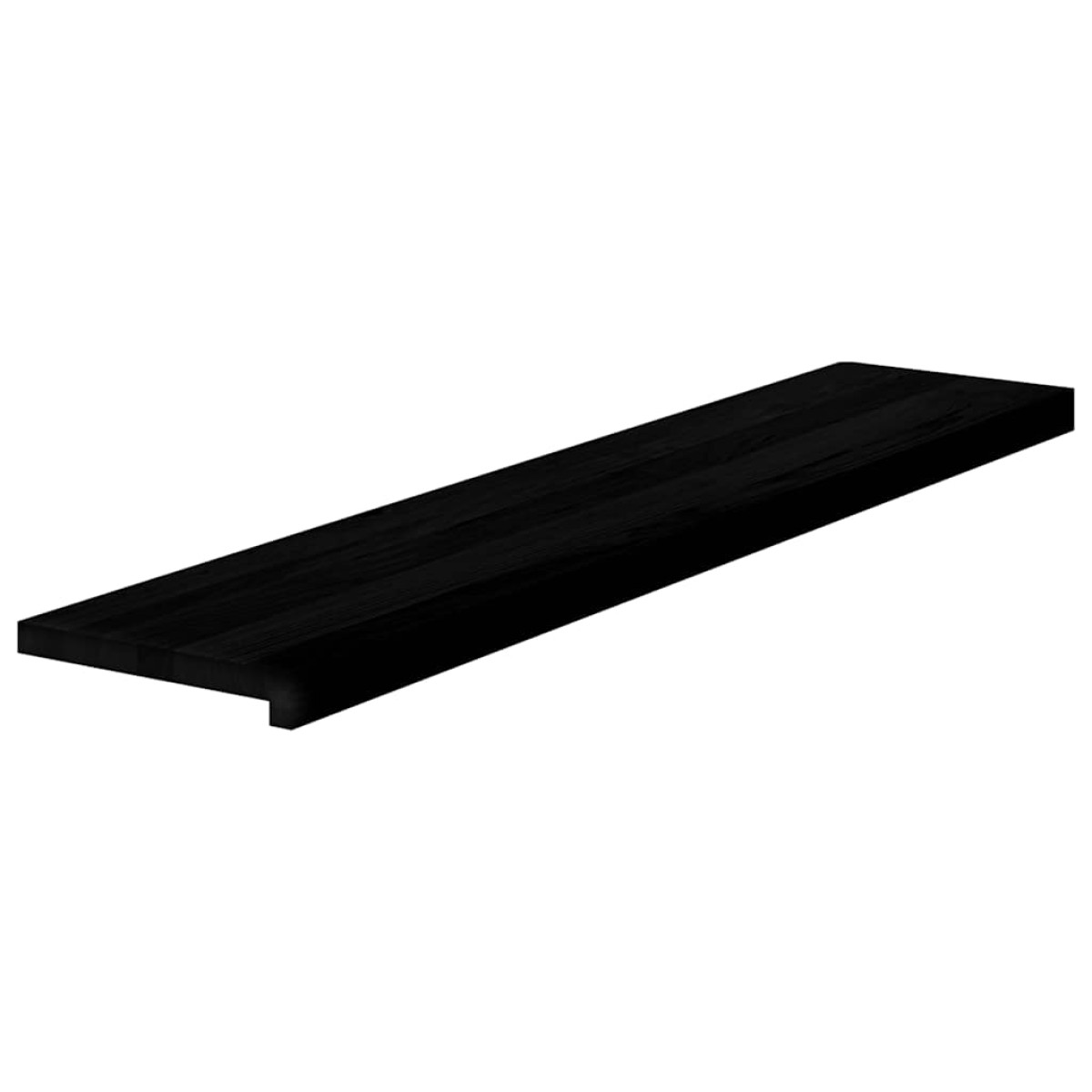 vidaXL Πατάκια Σκάλας 4 τεμ. Καφέ-Μαύρο 120x25x2 cm Ξύλο Δρυός
