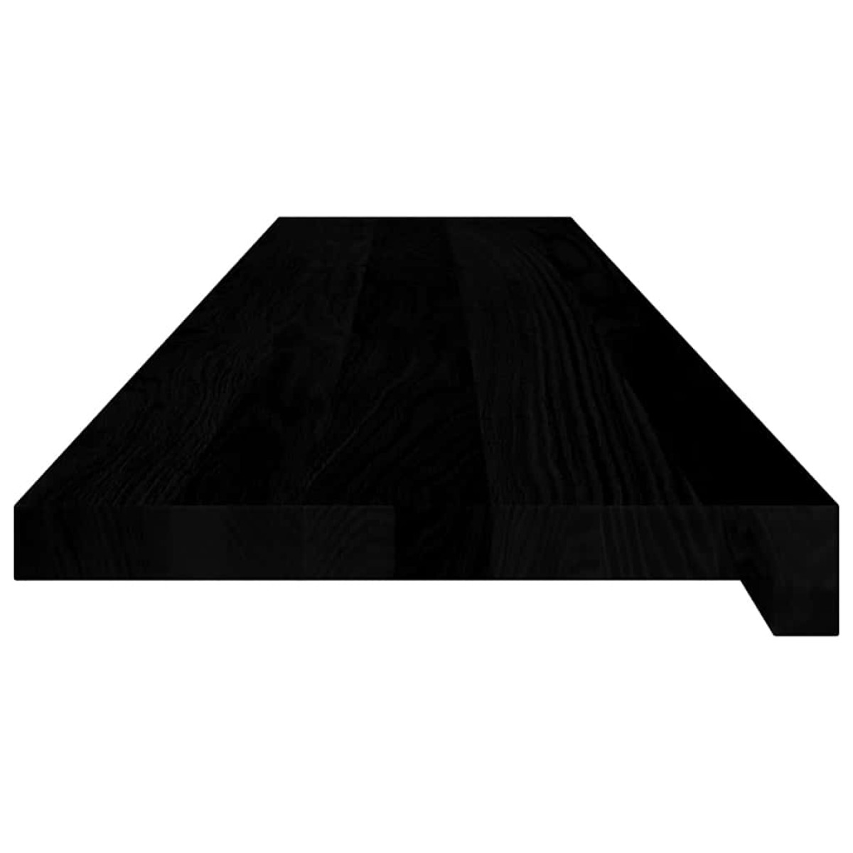 vidaXL Πατάκια Σκάλας 8 τεμ. Καφέ-Μαύρο 120x25x2 cm Ξύλο Δρυός