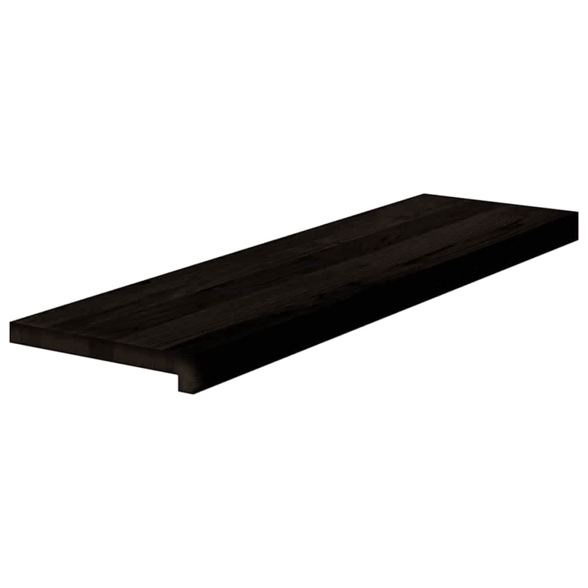 vidaXL Πέλματα Σκάλας 12 τεμάχια Καφέ-Μαύρο 90x25x2cm Ξύλο μασίφ δρυς