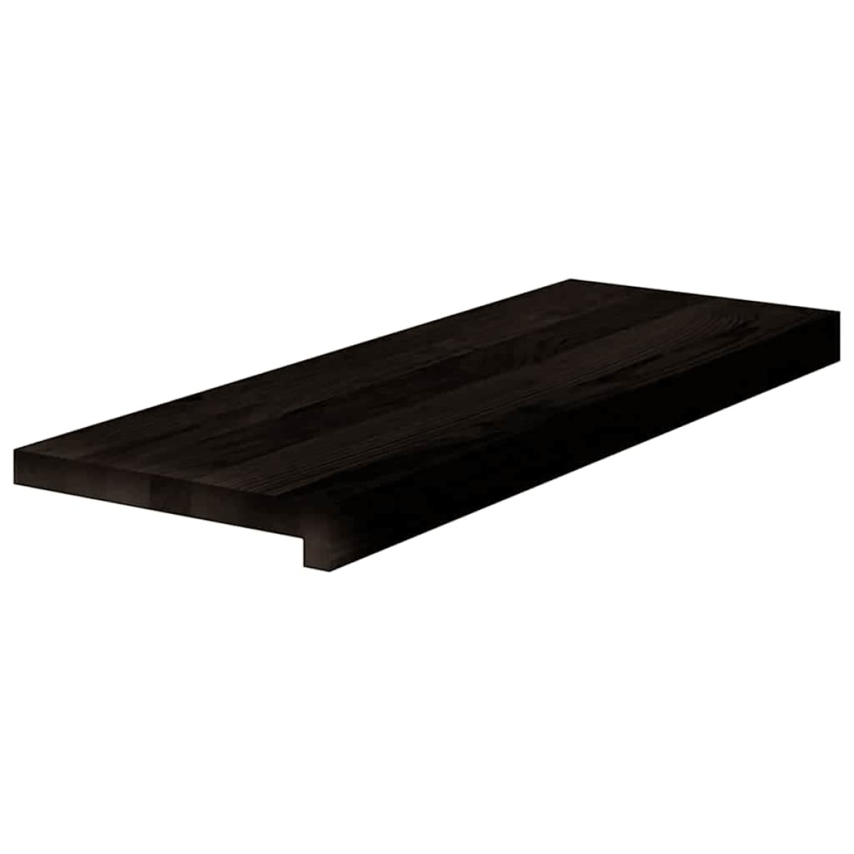 vidaXL Πέλματα Σκάλας 16 τμχ Καφέ-Μαύρο 70x25x2 cm Ξύλο μασίφ δρυς