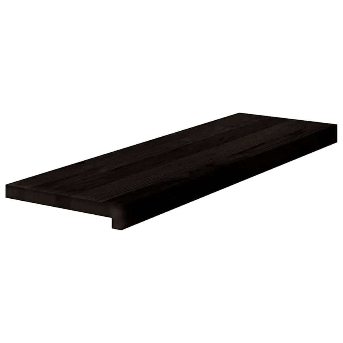 vidaXL Πέλματα Σκάλας 16 τμχ Καφέ-Μαύρο 80x30x2 cm Ξύλο μασίφ δρυς