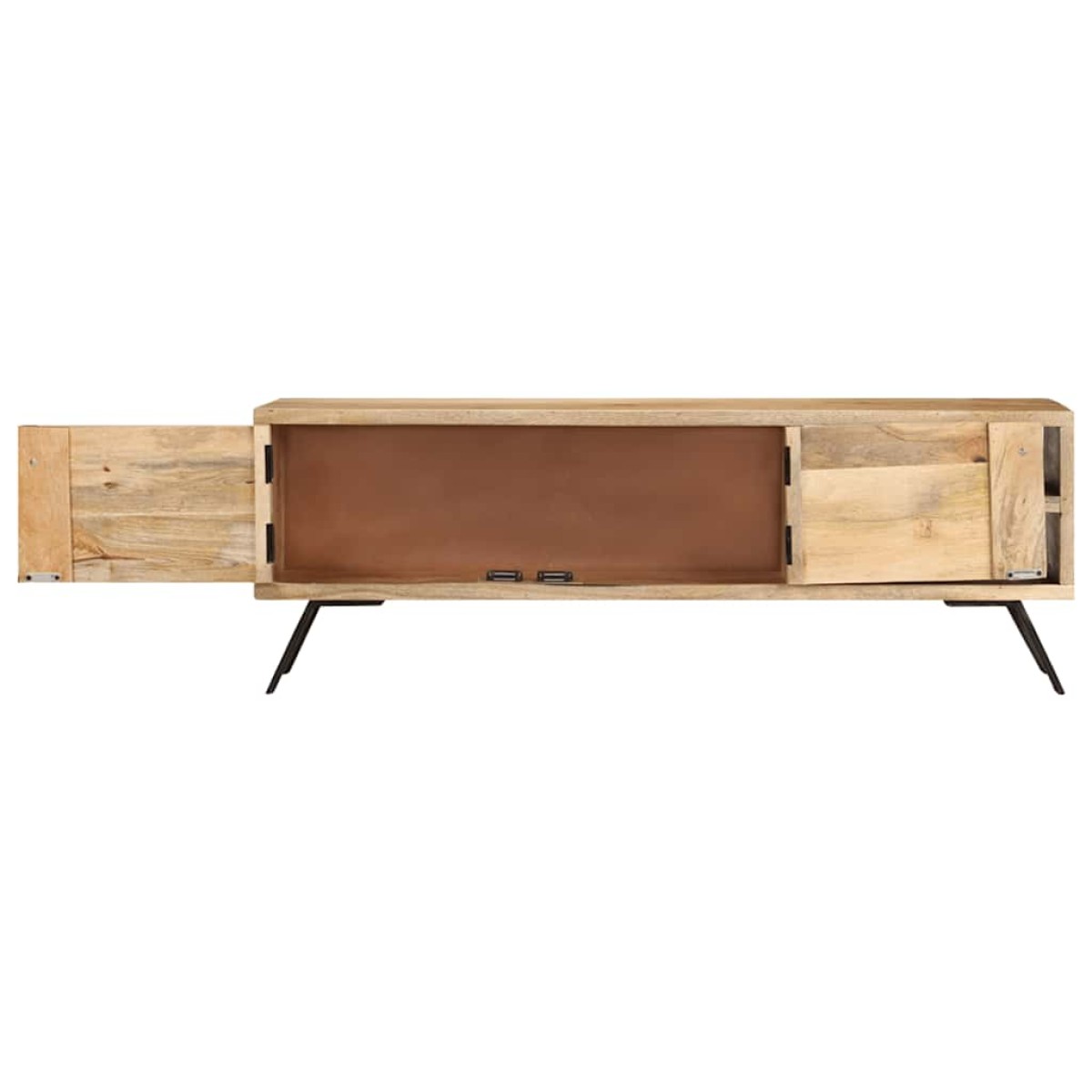 vidaXL Έπιπλο Τηλεόρασης 110 x 30 x 40 εκ. από Μασίφ Ξύλο Μάνγκο