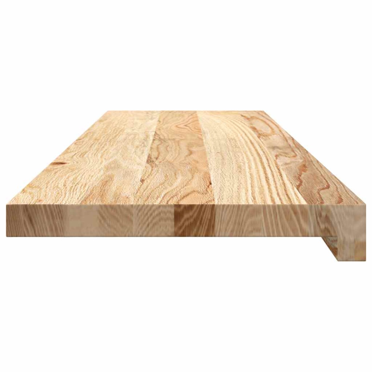 vidaXL Πατάκια Σκάλας 2 τεμ. 90x25x2 εκ. Ακατέργαστο Μασίφ Ξύλο Δρυός