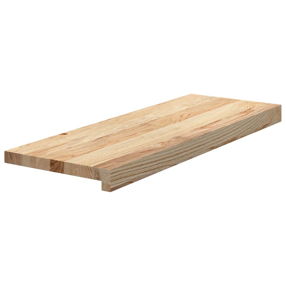 vidaXL Πατάκια Σκάλας 2 τεμ. 70x30x2 εκ. Ακατέργαστο Μασίφ Ξύλο Δρυός