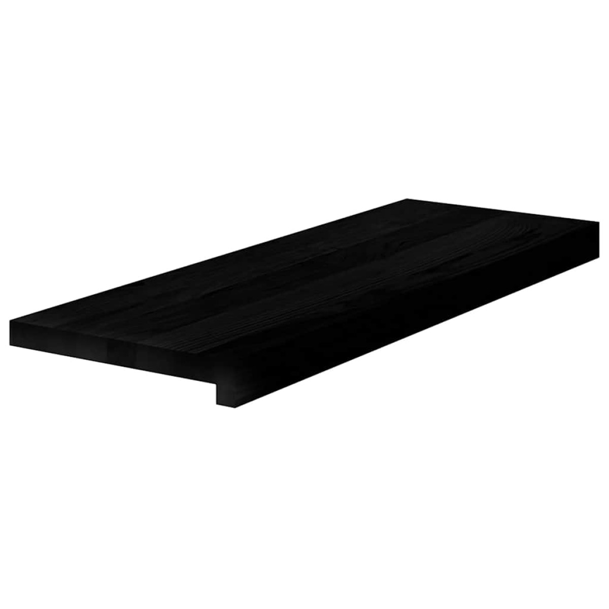 vidaXL Πατάκια Σκάλας 2 τεμ. Καφέ-Μαύρο 70x25x2 cm Ξύλο Δρυός