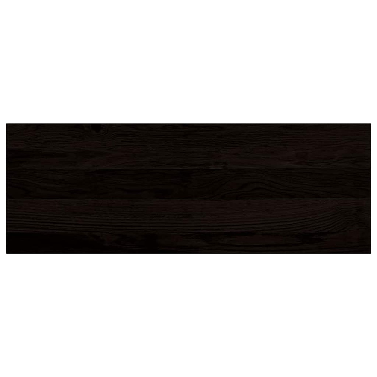 vidaXL Πέλματα Σκάλας 2 τεμάχια Καφέ-Μαύρο 70x30x2 cm μασίφ ξύλο δρυς