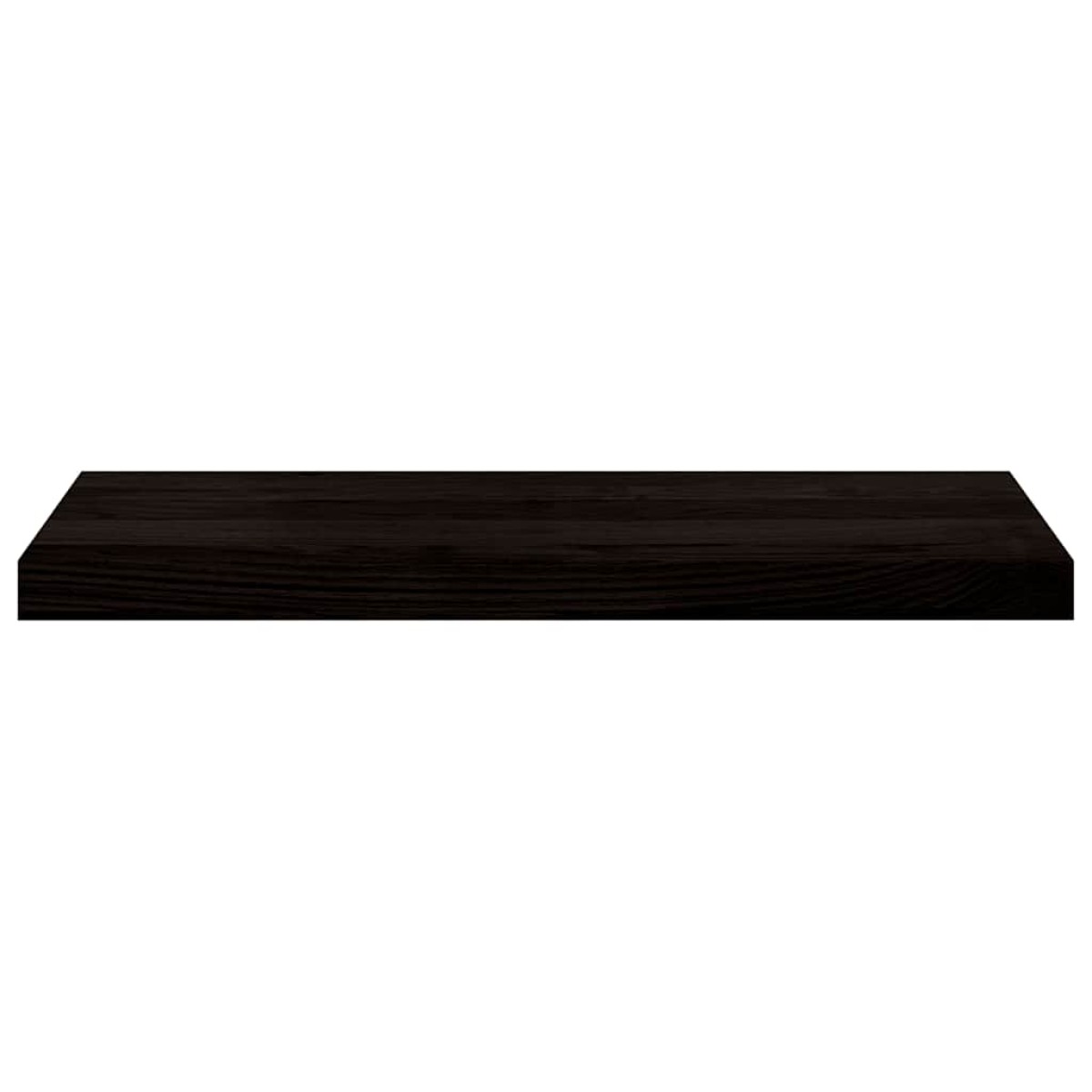 vidaXL Πέλματα Σκάλας 2 τεμάχια Καφέ-Μαύρο 70x30x2 cm μασίφ ξύλο δρυς