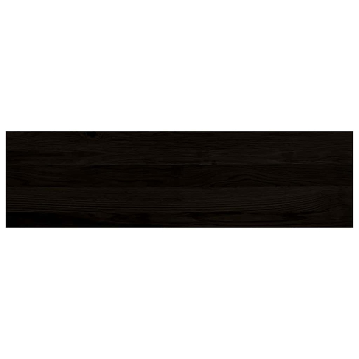 vidaXL Πέλματα Σκάλας 2 τεμάχια Καφέ-Μαύρο 90x30x2 cm Ξύλο μασίφ δρυς