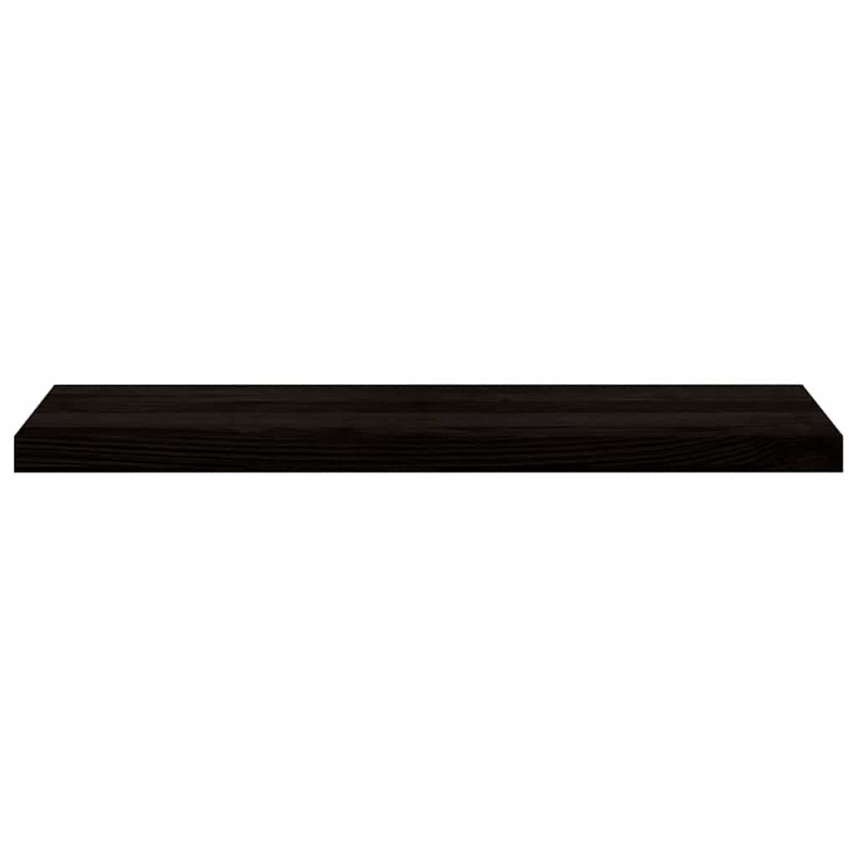 vidaXL Πέλματα Σκάλας 2 τεμάχια Καφέ-Μαύρο 90x30x2 cm Ξύλο μασίφ δρυς