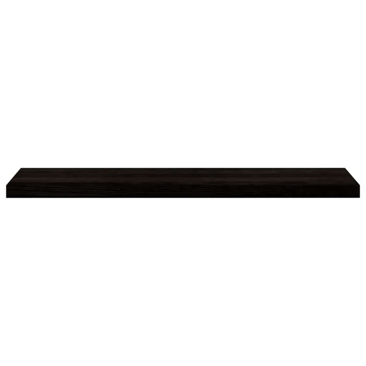 vidaXL Πέλματα Σκάλας 2 τεμάχια Καφέ-Μαύρο 110x30x2cm μασίφ ξύλο δρυς