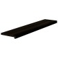 vidaXL Πέλματα Σκάλας 2 τεμάχια Καφέ-Μαύρο 120x30x2cm Ξύλο μασίφ δρυς