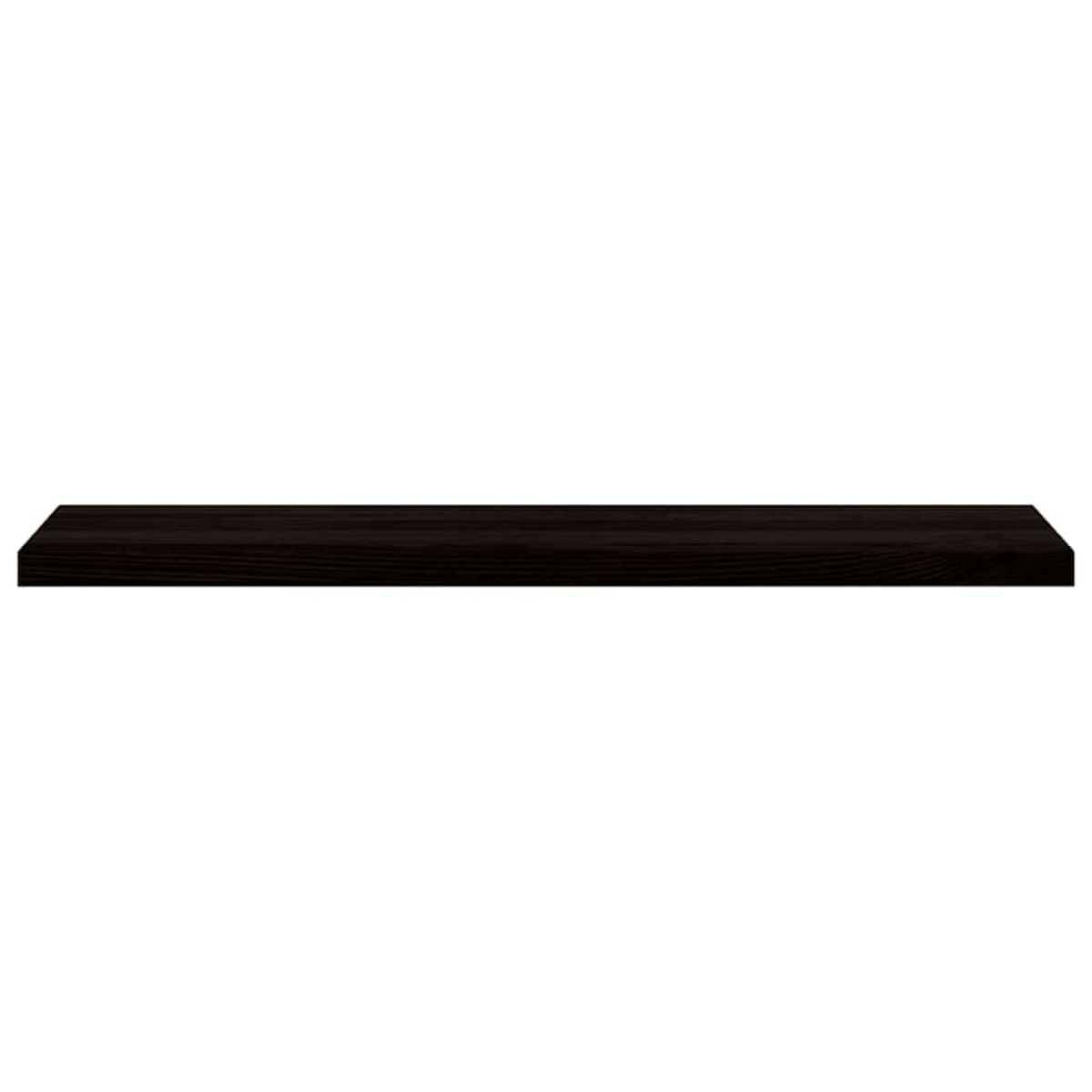 vidaXL Πέλματα Σκάλας 2 τεμάχια Καφέ-Μαύρο 120x30x2cm Ξύλο μασίφ δρυς