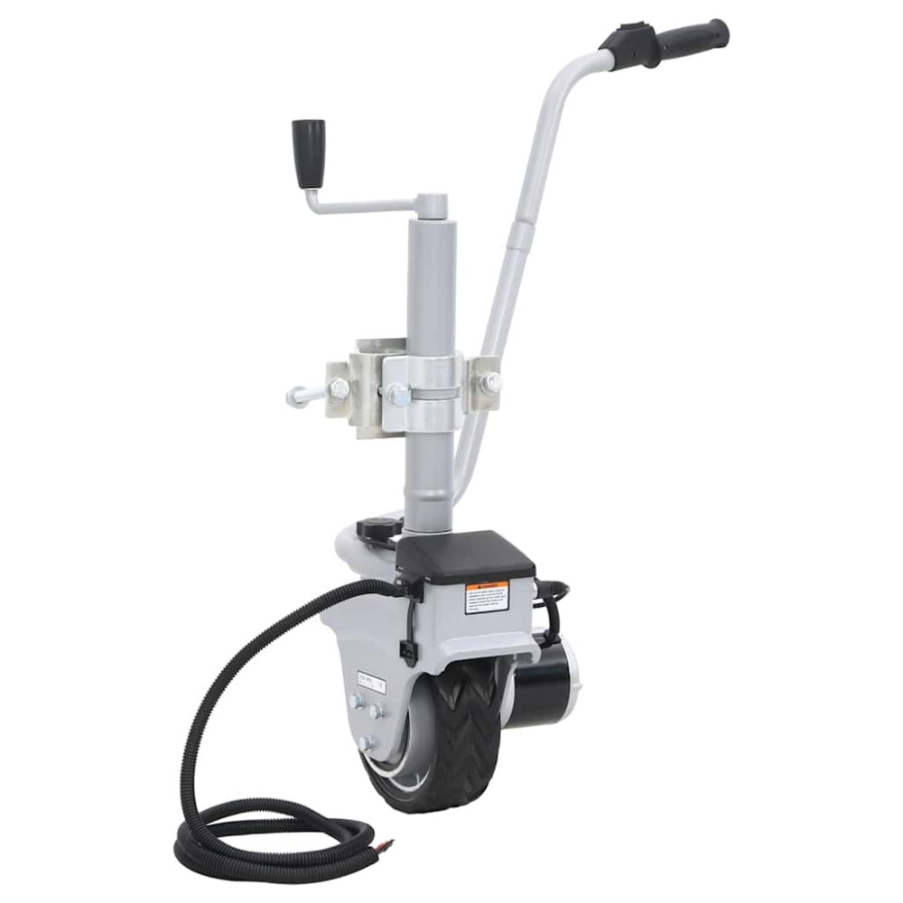 vidaXL Ποδαράκι Τρέιλερ Μηχανοκίνητο 12 V 350 W Αλουμινίου