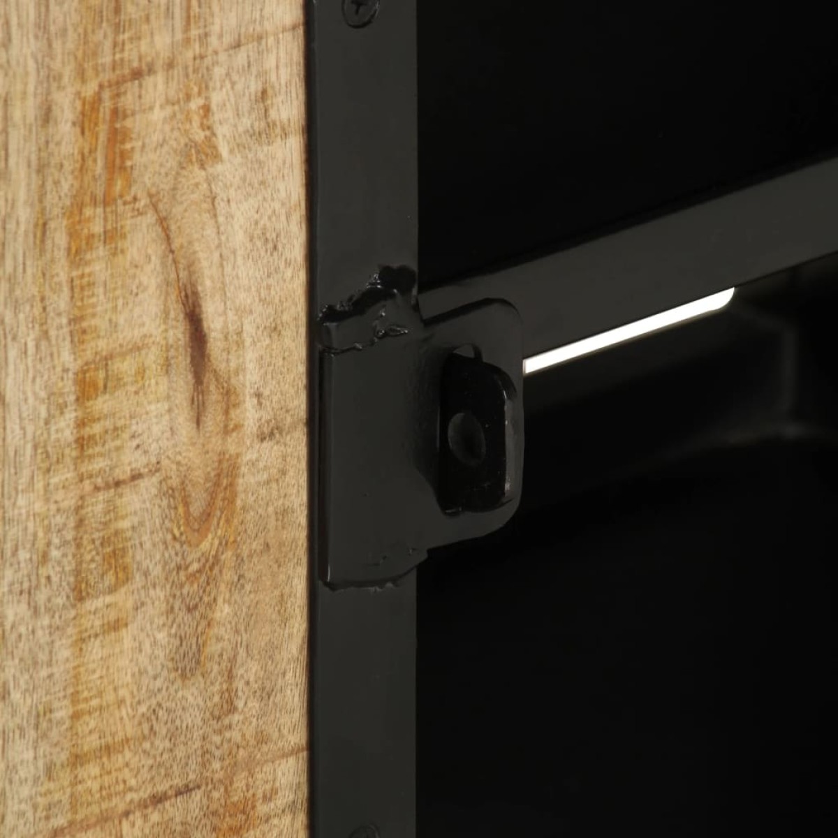 vidaXL Έπιπλο Τηλεόρασης 110 x 30 x 45 εκ. από Ακατέργαστο Ξύλο Μάνγκο
