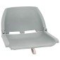 vidaXL Κάθισμα Σκάφους Πτυσσόμ. 2 τεμ. Γκρι 48x51x41 εκ Χωρίς Μαξιλάρι