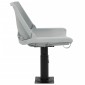 vidaXL Κάθισμα Σκάφους Πτυσσόμ. 2 τεμ. Γκρι 48x51x41 εκ Χωρίς Μαξιλάρι