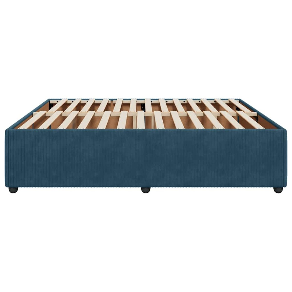 vidaXL Πλαίσιο Κρεβατιού Μπλε 180x200 εκ. Βελούδινο