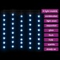 vidaXL Κουρτίνα LED Φωτάκια 200 LED Μπλε με 8 Λειτουργίες