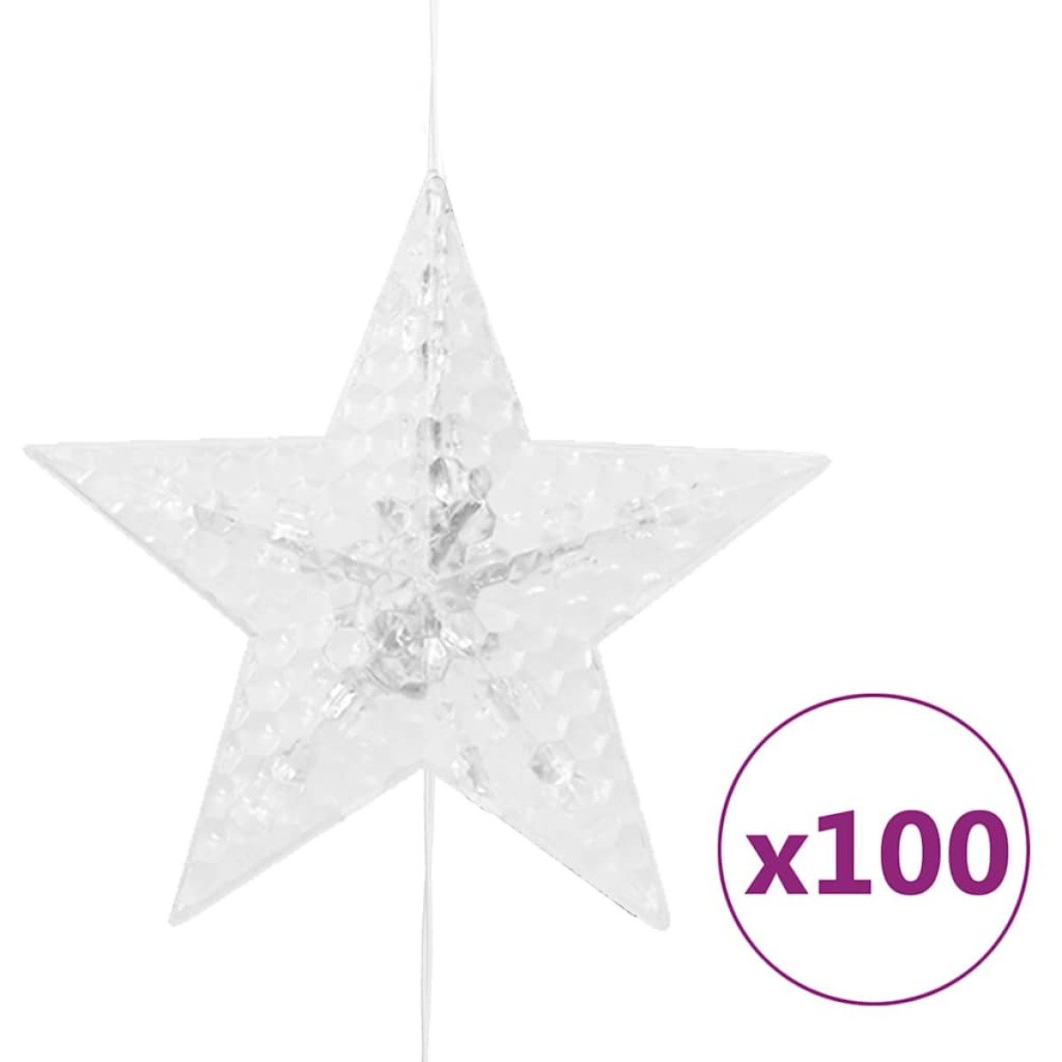 vidaXL Κουρτίνα LED Φωτάκια 500 LED Μπλε με 8 Λειτουργίες