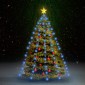 vidaXL Χριστουγεννιάτικα Λαμπάκια Χταπόδι 210 LED Μπλε 210 εκ.