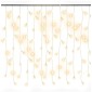 vidaXL Κουρτίνα LED Φωτάκια Σταλακτίτες 10μ 400LED Θερμ. Λευκό 8 Λειτ.