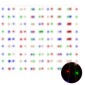vidaXL Κουρτίνα LED Φωτάκια 300 LED Πολύχρωμα 3 x 3 μ. 8 Λειτουργίες