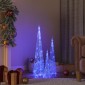 vidaXL Κώνοι Διακοσμητικοί LED Ακρυλικοί Σετ Μπλε 30/45/60 εκ.
