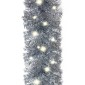 vidaXL Γιρλάντα Χριστουγεννιάτικη με Λαμπάκια LED Ασημί 20 μ.