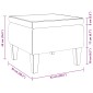 vidaXL Σκαμπό με Ξύλινα Πόδια Μπλε Βελούδινο
