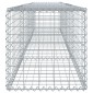 vidaXL Συρματοκιβώτιο με Κάλυμμα 400x50x50 εκ. από Γαλβανισμένο Χάλυβα