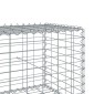 vidaXL Συρματοκιβώτιο με Κάλυμμα 400x50x50 εκ. από Γαλβανισμένο Χάλυβα
