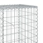 vidaXL Συρματοκιβώτιο με Κάλυμμα 800x50x100εκ. από Γαλβανισμένο Χάλυβα
